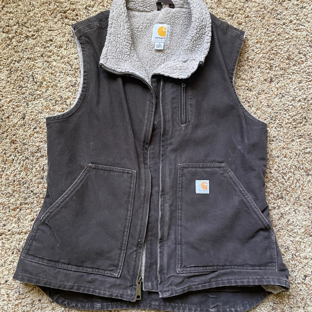 Carhartt Black and Gray Women's Vest